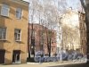Сквер без названия № 2240 на Железноводской улице между домом № 10 и домом № 12. Фото 30 апреля 2012 года.