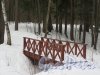Парк Ораниенбаум. Садовый мостик зимой. фото февраль 2016 г.
