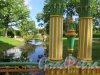 Александровский парк (Пушкин), АФ. Малый Китайский мост, 1781-1787. Решение колонн. фото август 2016 г.