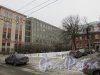 Сквер без названия №  18047 на ул.Александра Невского, д.7 (левая часть). Фото 2 марта 2019 года.
