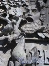 Летний сад. Памятник баснописцу И.А. Крылову. Скульптура на тему басни «Кукушка и Петух». фото май 2018 г.