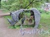 Измайловский сад. Скульптурная композиция «Носорог». фото июль 2018 г.