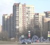 Моравский пер., дом 3, корпус 1. Общий вид с Бухарестской ул. Фото 28 февраля 2014 г.