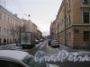 Климов переулок. перспектива от ул. Лабутина в сторону наб. р. Фонтанки. Фото 6 января 2015 г.