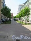 Тележный переулок. Общий вид от Конной ул. в сторону Невского пр. фото май 2018 г.