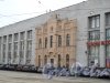 пл. Ленина, д. 6. Здание Финляндского вокзала. Фрагмент фасада со стороны Финского пер. с сохраненной частью исторического здания. Фото март 2014 г.