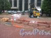 Площадь Победы. Ремонт покрытия пешеходной части. Фото 15 июля 2016 г.