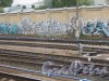 Пл. Ленина, д. 6. Финляндский Вокзал. Граффити на шумозащитной стенке. Эпизод 5. фото июнь 2015 г.