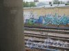 Пл. Ленина, д. 6. Финляндский Вокзал. Граффити на шумозащитной стенке. Эпизод 6. фото июнь 2015 г.