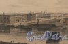 Вид Дворцового проезда в начале XIX века. Фрагмент «Panoramic view of St. Petersburg, dedicated by permission to his Imperial Majesty Alexander 1st. by his much obliged humble servant J.A. Atkinson». 1805-1807 годы.
