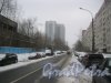 Актёрский проезд. Перспектива от ул. Руднева в сторону пр. Культуры. Фото 27 февраля 2016 г.