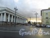 Перспектива Биржевого проезда со стороны Биржевой площади. Фото 15 октября 2016 года.