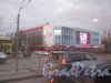 Ленинский пр., дом 128, корпус 2. ТРК НАРВА. Иллюминация на фасаде. Фото 24 февраля 2014 г.