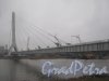 Пр. Героев на пересечении с ул. Маршала Захарова. Технический мост через Дудергофский канал. Фото 29 декабря 2013 г.
