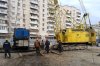 Большеохтинский пр., дом 15, корп. 2. Начало строительства ЖК «Охта-Модерн». Фото 17 апреля 2014 года. 