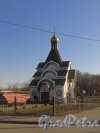 Церковь Казанской иконы Божией Матери при Красненьком кладбище. Фото 9 апреля 2014 года.