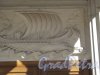 Невский пр., д. 176. Ресторан «Амроц». Рельеф на фронтоне, сохранившийся от ресторана «Колхида». Фото март 2014 г.