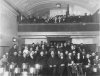 Невский пр., дом 55. Группа зрителей в зале кинематографа «Аргус». Фото начала 1913 года.