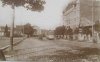 город Выборг,жилой дом М. Пиетинена (справа) и вид на новый Каменный вокзал города Выборга. Фото начала XX века.