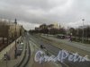Перспектива Московского проспекта от Малой Митрофаньевской улицы в сторону Обводного канала. Фото 17 апреля 2015 года.