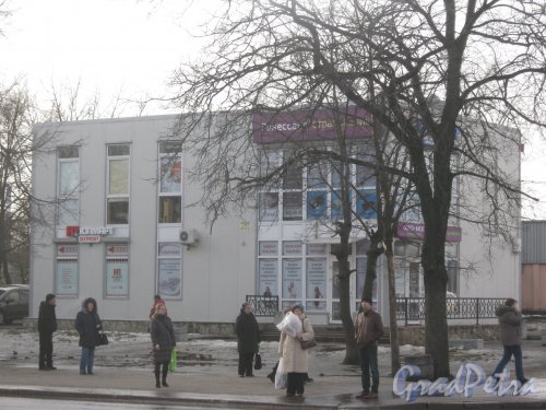 г. Красное Село, пр. Ленина, дом 87. Общий вид здания. Фото 24 февраля 2014 г.