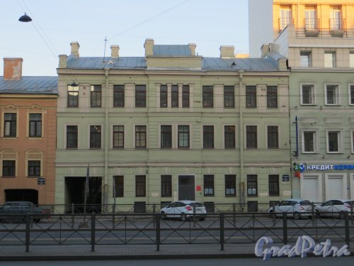 Лиговский проспект, дом 148, лит. А. Фасад здания по Лиговскому проспекту. Фото 10 апреля 2014 года.