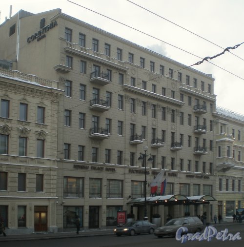 Невский пр., д. 57. Фасад здания. Фото январь 2010 г.