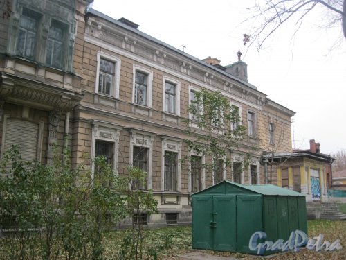 Рижский пр., дом 27. Фрагмент фасада. Фото 26 октября 2014 г.