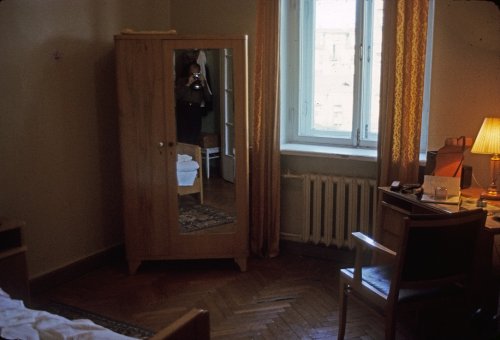 Лиговский проспект, дом 10. Вид одного из номеров гостиницы «Октябрьская». Фото 1965 года.
