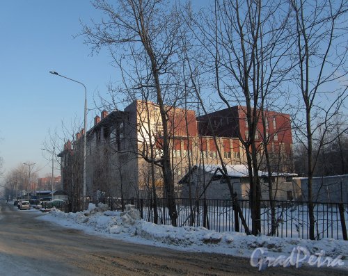 Удельный проспект, дом 5. Общий вид гаражного кооператива «Удельный» до перестройки. Фото 6 февраля 2012 года.
