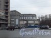 Проспект Стачек, дом 18. Полуциркульный объем бывшего кинотеатр «Прогресс» со стороны западного фасада здания. Фото 4 декабря 2015 года.
