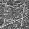 Участок Васильевского острова, ограниченный Большим проспектом В.О., Детской улицей, Косой линией, и 26-й линией В.О. Аэросъемка 1942 года