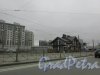 Приморский проспект, дом 97, литера А. Общий вид реконструкции торгового павильона. Фото 2 апреля 2016 года.