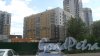 Дунайский проспект , дом 7, корпус 7, литер А. Секция с квартирами 1-510. Вид секции от офиса отдела продаж ЖК "Триумф Парк". Фото 16 мая 2016 года.