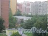 Ленинский пр., дом 97, корпус 2 (детский сад). Вид с 7 этажа дома 43, корпус 1 по пр. Маршала Жукова. Фото 3 июля 2016 г.