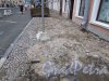 Замена тротуара у дома №5 по Суворовскому проспекту. Фото 17 октября 2016 года.
