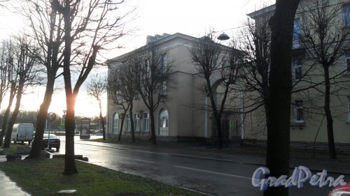 Шишмаревский переулок, дом 2 / Приморский проспект, дом 33. 3-этажный жилой дом 1951 года постройки. 2 парадные. 10 квартир. Вид дома с Шишмаревского переулка. Фото 7 декабря 2015 года.