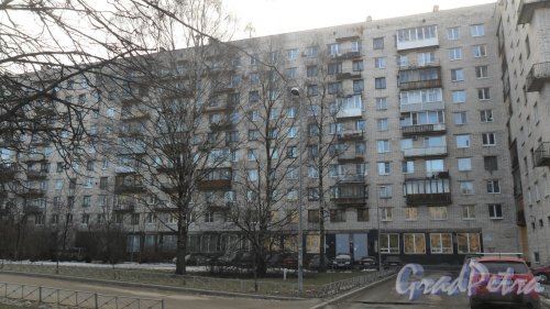 Светлановский проспект, дом 37. 9-этажный жилой дом серии 1-528кп42 1966 года постройки. 4 парадные, 234 квартиры.