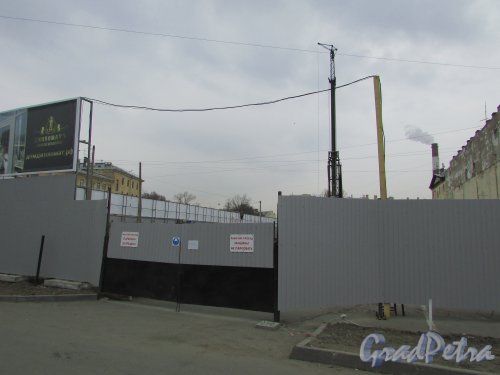 проспект Бакунина, дом 27. Общий вид участка после сноса построек. Фото 26 марта 2016 года.