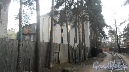 Озерковский проспект, дом 40/2, литер А. Строительство многоквартирного жилого дома. Фото 20 апреля 2016 года.