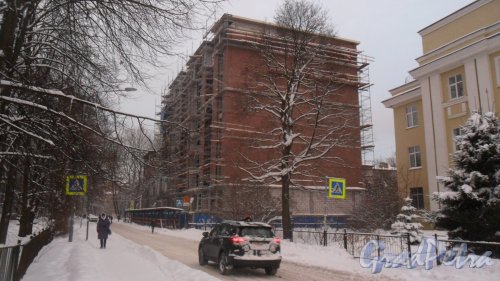 Костромской проспект, участок 1. ЖК «Шерлок Хаус». Готовность дома на ноябрь 2016 года. Фото 13 ноября 2016 года.
