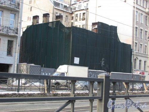 Лиговский проспект, дом 127. Общий вид состояния здания. Фото 15 февраля 2018 года.