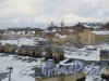 Вид на крыши Лиговки и Владимирский собор с крыши КЦ «Лофт Проект ЭТАЖИ». Фото февраль 2016 г.