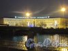Московский проспект, дом 9, литера А. Ночная подсветка корпуса Университета путей сообщения. Фото 18 декабря 2019 года.