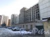Лиговский проспект, дом 232. Вид на строительство ЖК «Второй Квартал» со стороны дома 228 по Лиговскому проспекту. Фото 6 февраля 2020 года.
