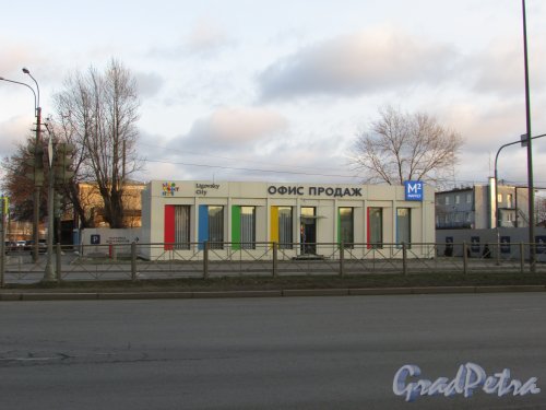 Лиговский проспект, дом 240. Офис продаж «Ligovsky City». Фото 27 февраля 2020 г.
