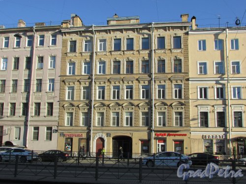 Лиговский проспект, дом 160, литера А. Фасад здания. Фото 25 февраля 2020 г.
