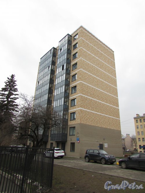 Лиговский проспект, дом 206, строение 1. Общий вид жилого дома. Фото 3 марта 2020 г.
