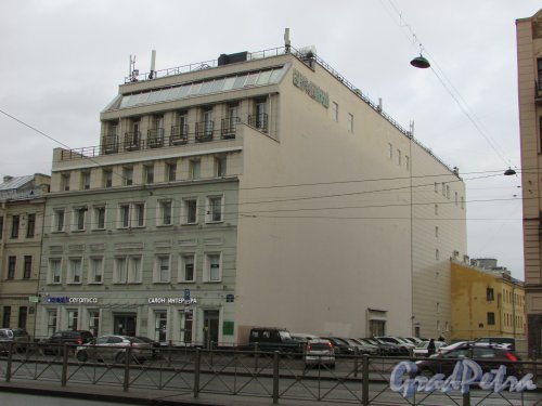 Лиговский проспект, дом 150, литера А. Общий вид здания ЦБ «Лиговский 150». Фото 17 февраля 2020 г.
