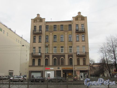 Лиговский проспект, дом 154, литера А. Лицевой фасад здания. Фото 17 февраля 2020 г.